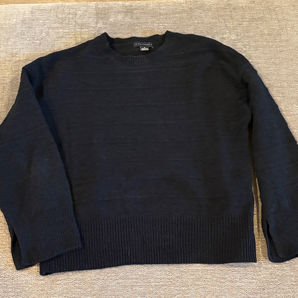 Sanctuary Women’s Black Crewneck Sweater XL